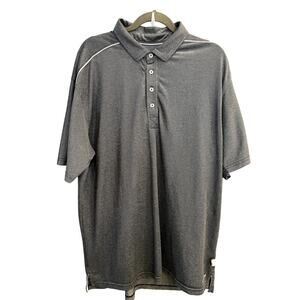 Johnnie O Prep-Formance Gray Polo Style Shirt Size XL FOG Friends of Golf